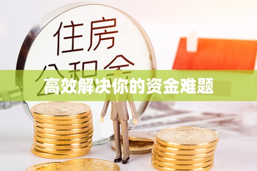 陵城高效解决你的资金难题