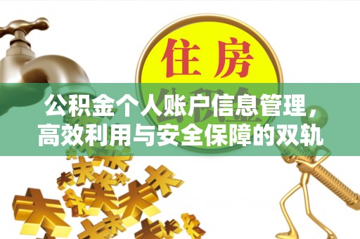 陵城公积金个人账户信息管理，高效利用与安全保障的双轨并行