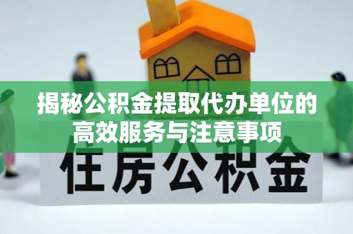 陵城揭秘公积金提取代办单位的高效服务与注意事项