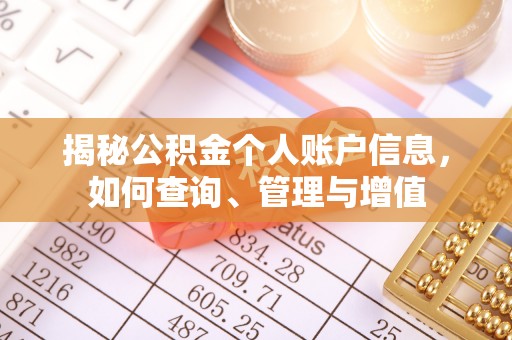 陵城揭秘公积金个人账户信息，如何查询、管理与增值