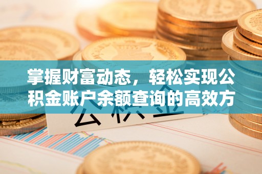 陵城掌握财富动态，轻松实现公积金账户余额查询的高效方法