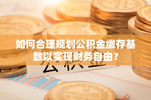 陵城如何合理规划公积金缴存基数以实现财务自由？