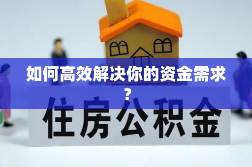 陵城如何高效解决你的资金需求？