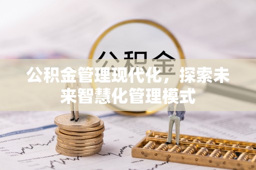 陵城公积金管理现代化，探索未来智慧化管理模式