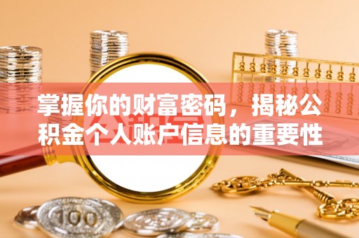 陵城掌握你的财富密码，揭秘公积金个人账户信息的重要性