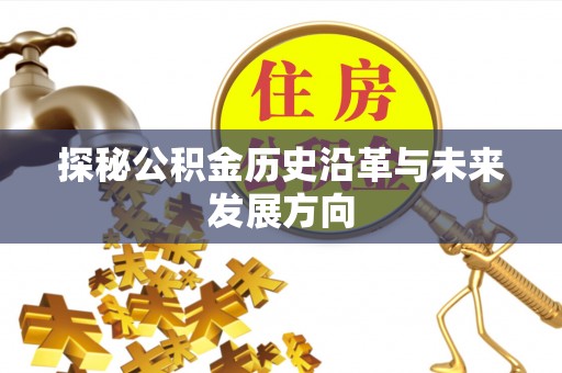 陵城探秘公积金历史沿革与未来发展方向