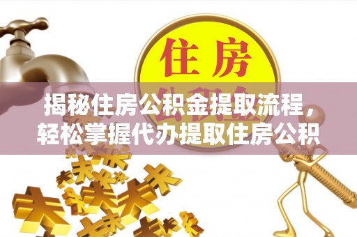 陵城揭秘住房公积金提取流程，轻松掌握代办提取住房公积金技巧