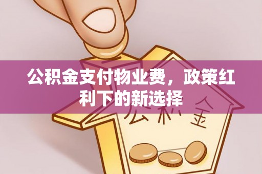 陵城公积金支付物业费，政策红利下的新选择