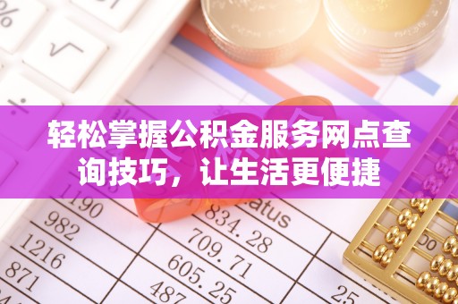 陵城轻松掌握公积金服务网点查询技巧，让生活更便捷