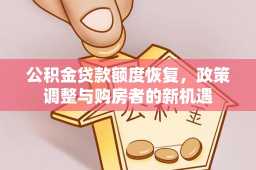 陵城公积金贷款额度恢复，政策调整与购房者的新机遇