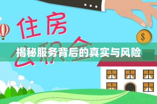 陵城揭秘服务背后的真实与风险